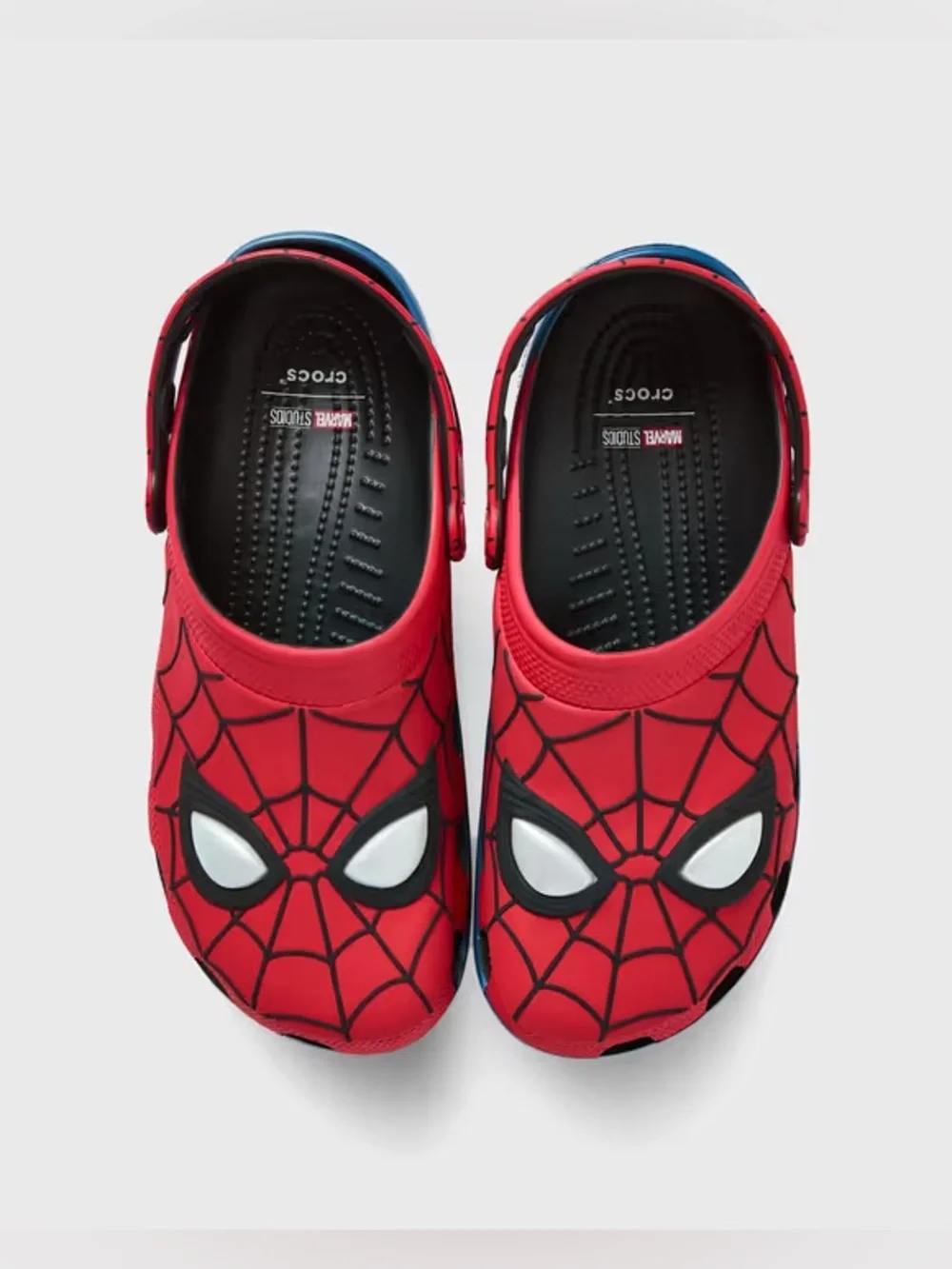 Crocs Kids Spider-Man Red & Blue Clog Sandals big kids size can fits womens